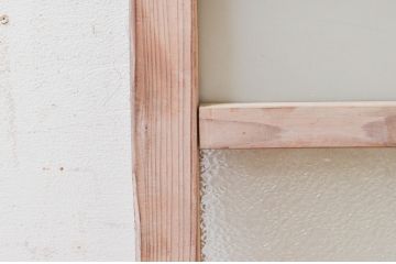 アンティーク建具　古き良き時代の趣を感じる小窓1枚(引き戸、ガラス戸)(R-074189)