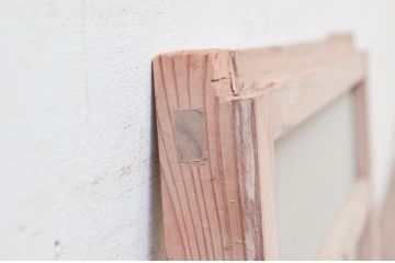アンティーク建具　古き良き時代の趣を感じる小窓1枚(引き戸、ガラス戸)(R-074189)