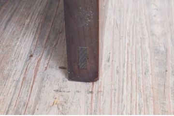 アンティーク建具　古民家インテリアにおすすめな幅狭ガラス帯ドア1枚(扉、板戸、ガラス戸)(R-074193)