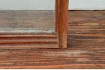 アンティーク建具　どこか懐かしさを感じるガラス窓2枚セット(引き戸、ガラス戸)(R-074194)