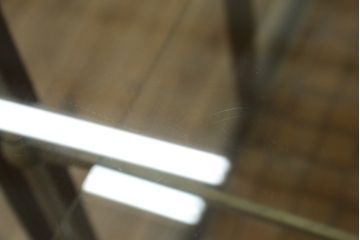 イギリスアンティーク　希少サイズ　パーケットリーが目を惹く!! 華やかな雰囲気漂うオーバルガラスケース(ショーケース、Rガラス、曲げガラス、陳列棚、飾り棚、店舗什器、英国)(R-074207)