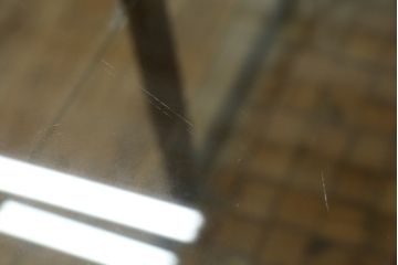 イギリスアンティーク　希少サイズ　パーケットリーが目を惹く!! 華やかな雰囲気漂うオーバルガラスケース(ショーケース、Rガラス、曲げガラス、陳列棚、飾り棚、店舗什器、英国)(R-074207)