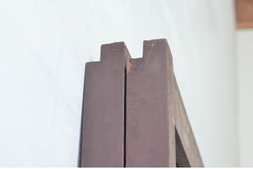 アンティーク建具　ペイント仕上げ限定(フレーム)　上品な和の趣を感じるガラス戸2枚セット(引き戸)(R-074215)