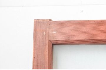 アンティーク建具　珍品!!　希少!!　富士のガラス絵が風情あるガラス戸4枚セット(引き戸)(R-074217)