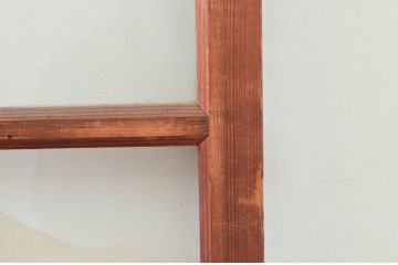 アンティーク建具　珍品!!　希少!!　富士のガラス絵が風情あるガラス戸4枚セット(引き戸)(R-074217)