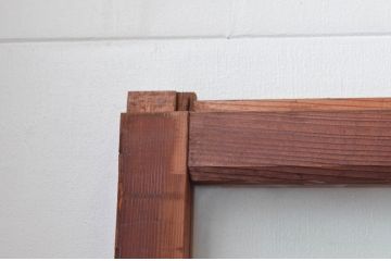 アンティーク建具　珍品!!　希少!!　富士のガラス絵が風情あるガラス戸4枚セット(引き戸)(R-074217)