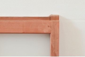 アンティーク建具　シンプルな佇まいが落ち着きのある空間を演出する書院戸4枚セット(窓、引き戸)(R-074219)
