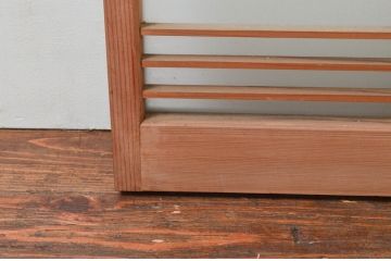 アンティーク建具　シンプルな佇まいが落ち着きのある空間を演出する書院戸4枚セット(窓、引き戸)(R-074219)