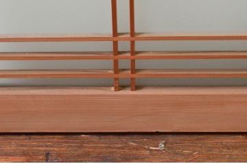 アンティーク建具　シンプルな佇まいが落ち着きのある空間を演出する書院戸4枚セット(窓、引き戸)(R-074219)
