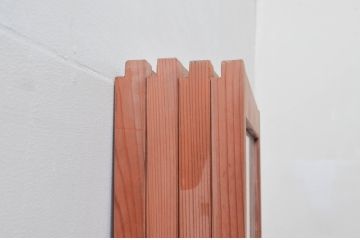 アンティーク建具　シンプルな佇まいが落ち着きのある空間を演出する書院戸4枚セット(窓、引き戸)(R-074219)