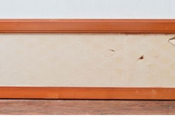 ビンテージ建具　繊細な組子が上品な組子欄間1枚(明り取り、明かり取り、ヴィンテージ)(R-074221)