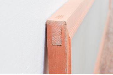ビンテージ建具　片面ガラス　竹の彫刻が情緒あふれる欄間1枚(明り取り、明かり取り、ヴィンテージ)(R-074222)