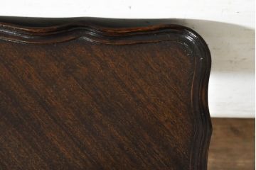 イギリスアンティーク　Lloyd's Antiques(ロイズ・アンティークス)取り扱い　天板のパーケットリーと曲線を描くデザインがお洒落なネストテーブル(サイドテーブル、コーヒーテーブル、カフェテーブル、ローテーブル、英国)(R-074231)