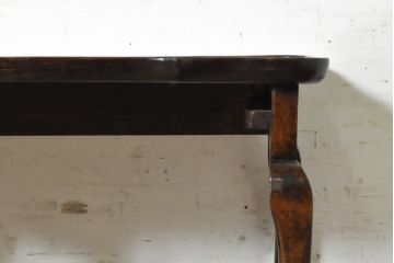 イギリスアンティーク　Lloyd's Antiques(ロイズ・アンティークス)取り扱い　天板のパーケットリーと曲線を描くデザインがお洒落なネストテーブル(サイドテーブル、コーヒーテーブル、カフェテーブル、ローテーブル、英国)(R-074231)