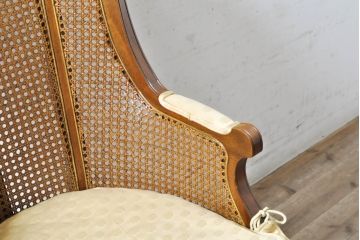 中古　美品　DREXEL HERITAGE JAPAN(ドレクセルヘリテイジジャパン)　Cameo Classics(キャメオクラシックス)　エレガントで格調高い雰囲気漂うデスクチェア(回転チェア、回転椅子、アームチェア、イス、椅子)(R-074232)