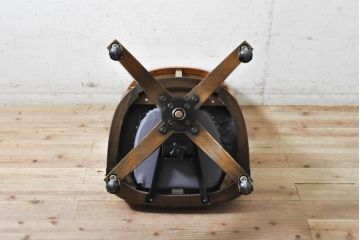 中古　美品　DREXEL HERITAGE JAPAN(ドレクセルヘリテイジジャパン)　Cameo Classics(キャメオクラシックス)　エレガントで格調高い雰囲気漂うデスクチェア(回転チェア、回転椅子、アームチェア、イス、椅子)(R-074232)