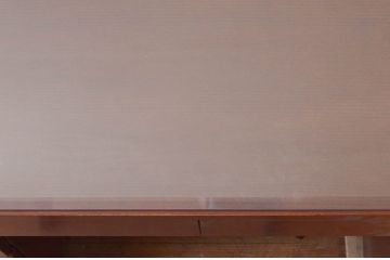 中古　オーダー家具　重厚な佇まいが魅力的な両袖デスク(机、ワークデスク、在宅用、在宅ワーク用)(定価約70万円)(R-074238)