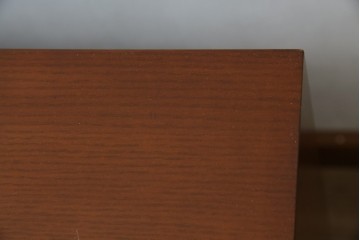 中古　オーダー家具　重厚な佇まいが魅力的な両袖デスク　定価約70万円相当　(R-074238)