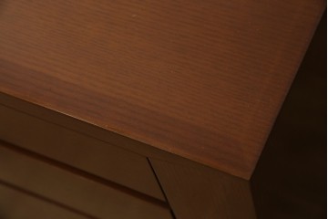 中古　オーダー家具　重厚な佇まいが魅力的な両袖デスク　定価約70万円相当　(R-074238)