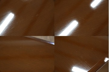 中古　オーダー家具　重厚な佇まいが魅力的な両袖デスク　定価約70万円相当　(R-074238)