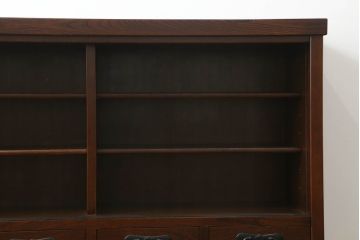 中古　美品　品の良い佇まいで和の空間を引き立てる水屋箪笥サイドボード(食器棚、戸棚、収納棚、キャビネット、ローボード)(R-074262)