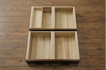 中古　美品　品の良い佇まいで和の空間を引き立てる水屋箪笥サイドボード(食器棚、戸棚、収納棚、キャビネット、ローボード)(R-074262)