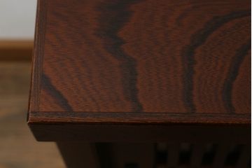 中古　美品　品の良い佇まいで和の空間を引き立てる水屋箪笥サイドボード(食器棚、戸棚、収納棚、キャビネット、ローボード)(R-074262)