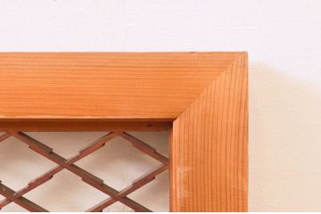 アンティーク建具　上品な和の雰囲気を高める組子欄間2枚セット(明り取り、明かり取り)(R-074281)
