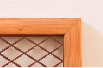 アンティーク建具　上品な和の雰囲気を高める組子欄間2枚セット(明り取り、明かり取り)(R-074281)