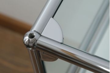 中古　USMハラー(USM Haller)　鍵付きショーケースが魅力の鉄製キャビネット(収納棚、ラック、飾り棚、陳列棚、ガラスケース、店舗什器)(R-074303)