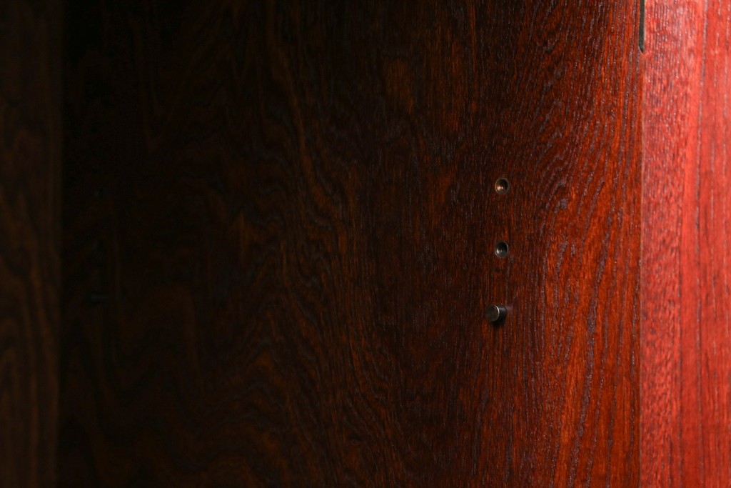 中古　美品!!　四国・高松　飛鳥民芸家具　堂々とした佇まいの欅(ケヤキ)箪笥サイドボード　(R-074304)