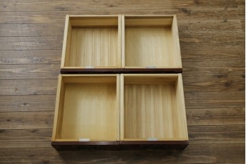 中古　美品!!　四国・高松　飛鳥民芸家具　堂々とした佇まいの欅(ケヤキ)箪笥サイドボード　(R-074304)