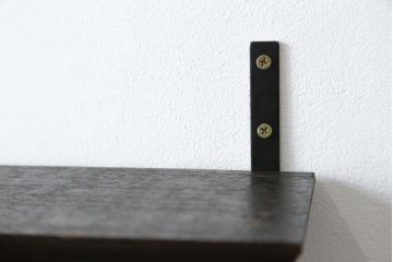 和製アンティーク　大正ロマンな雰囲気漂う壁掛け飾り棚(ウォールシェルフ、ウォールラック、壁掛け収納)(R-074305)