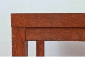 和製ビンテージ　天板大理石　チーク材　高さが変えられる2wayテーブル(コーヒーテーブル、サイドテーブル、コンソールテーブル、ローテーブル、花台、飾り台、ヴィンテージ)(R-074308)