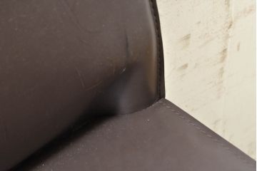 中古　Cassina(カッシーナ)　412　CAB(キャブ)　MARIO BELLINI(マリオベリーニ)　シンプルモダンな空間づくりに活躍するアームレスチェア(ダイニングチェア、椅子、イス)(定価約26万4千円)(R-074311)