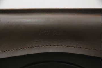 中古　Cassina(カッシーナ)　413　CAB(キャブ)　MARIO BELLINI(マリオベリーニ)　本革(レザー)　シンプルモダンな空間づくりに活躍するアームチェア(ダイニングチェア、椅子、イス)(定価約41万8千円)(R-074317)