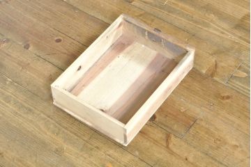 和製アンティーク　引き出し5杯　使い込まれた風合いが味わい深い横長作業台(ワークデスク、在宅用、在宅ワーク用、コンソールテーブル)(R-074335)