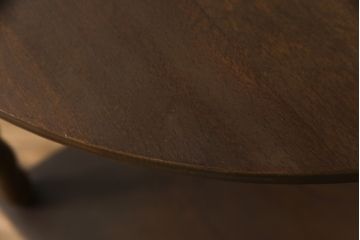 和製ビンテージ　昭和レトロ　凝ったデザインが目を惹くコーナーシェルフ(オープンシェルフ、コーナーラック、飾り棚、ヴィンテージ)(R-074337)