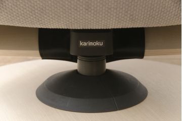 中古　美品　カリモク家具(karimoku)　ザ・ファースト(THE FIRST)　RU72　S+サイズ　くつろぎの空間におすすめのリクライニングチェアとオットマンのセット(リクライニングソファ、リクライナー、1人掛けソファ、アームチェア、回転椅子、フットスツール)(R-074338)