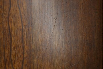 和製アンティーク　栓材　素朴な木味が魅力の丸型ちゃぶ台　(R-074339)