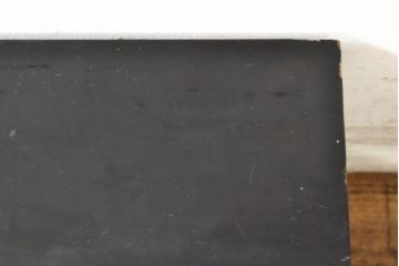 和製アンティーク　黒漆塗り　和の空間作りにおすすめな供物台(経机、サイドテーブル、飾り台)(R-074350)