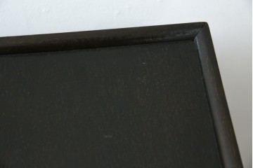 和製アンティーク　ナラ材　昔懐かしい雰囲気漂うレコードケース　(R-074352)