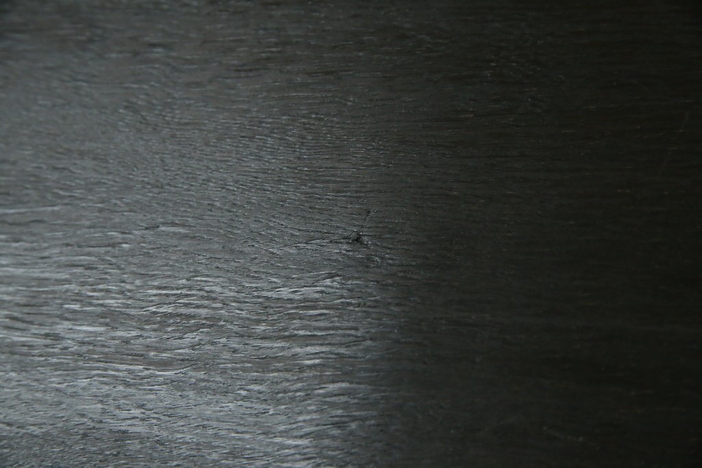 和製アンティーク　ナラ材　昔懐かしい雰囲気漂うレコードケース　(R-074352)