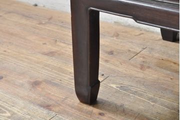 和製アンティーク　紫檀(シタン)材　深い木の色味が味わい深い座卓(ローテーブル、センターテーブル、リビングテーブル)(R-074353)