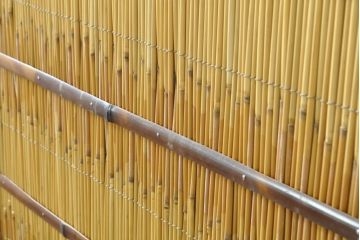 ビンテージ建具　情緒あふれる和の空間づくりにおすすめの夏戸2枚セット(引き戸、簾戸、簀戸、葭戸、夏障子、御簾戸、葦戸、ヴィンテージ)(R-074360)