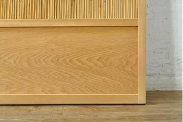 ビンテージ建具　情緒あふれる和の空間づくりにおすすめの夏戸2枚セット(引き戸、簾戸、簀戸、葭戸、夏障子、御簾戸、葦戸、ヴィンテージ)(R-074360)