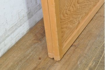 ビンテージ建具　情緒あふれる和の空間づくりにおすすめの夏戸2枚セット(引き戸、簾戸、簀戸、葭戸、夏障子、御簾戸、葦戸、ヴィンテージ)(R-074360)