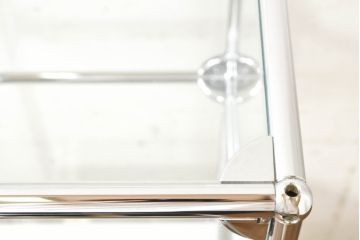 中古　USMハラー(USM Haller)　鍵付きショーケースが魅力の鉄製キャビネット(収納棚、オープンラック、飾り棚、陳列棚、ガラスケース、店舗什器)(R-074362)