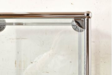 中古　USMハラー(USM Haller)　鍵付きショーケースが魅力の鉄製キャビネット(収納棚、オープンラック、飾り棚、陳列棚、ガラスケース、店舗什器)(R-074362)