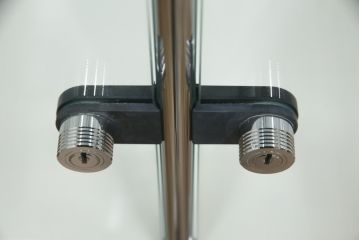 中古　USMハラー(USM Haller)　鍵付きショーケースが魅力の鉄製キャビネット(収納棚、ラック、飾り棚、陳列棚、ガラスケース、店舗什器)(R-074363)